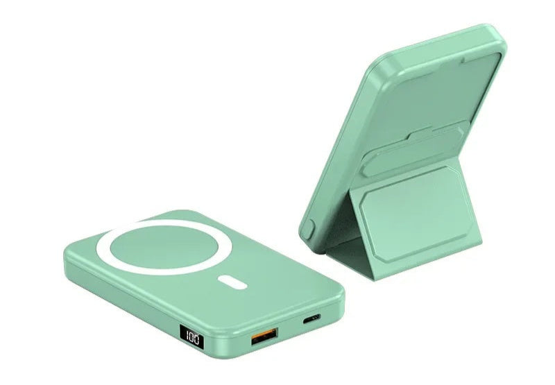 MaqStandPro Magnetic Power Bank With Foldable Stand