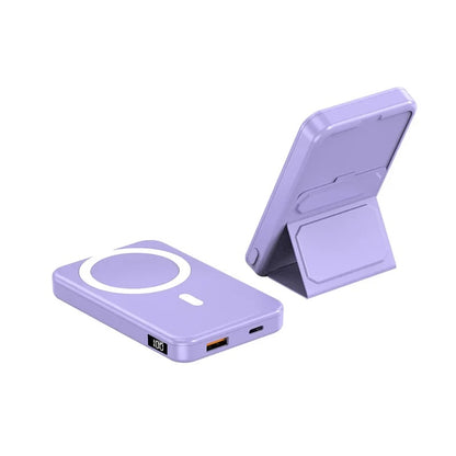 MaqStandPro Magnetic Power Bank With Foldable Stand