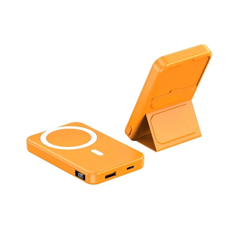 MaqStandPro Magnetic Power Bank With Foldable Stand