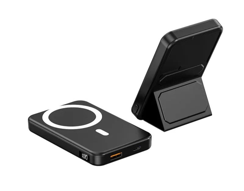 MaqStandPro Magnetic Power Bank With Foldable Stand