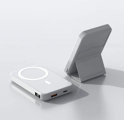 MaqStandPro Magnetic Power Bank With Foldable Stand